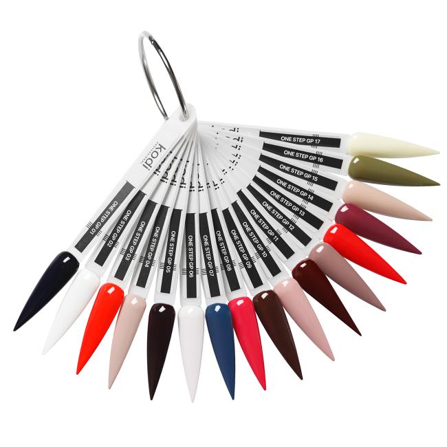 Палітра гель-лаків колекції One Step Gel Polish (17 тіпс)